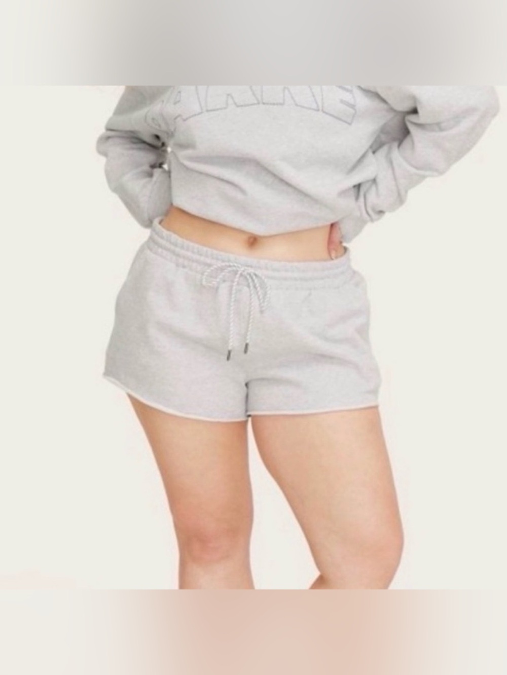 NWT PARKE for Target Women’s Lounge Sweat Shorts Gray Grey Plus Size 2X